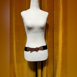 American Eagle Outfitters Belt navy/brown M/L